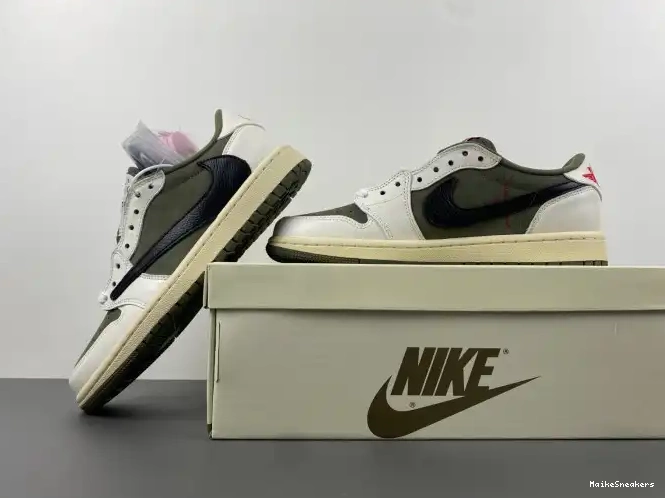 MaikeSneakers SCOTT JORDAN AIR X DM7866-200 TRAVIS 1 MEDIUM LOW OG OLIVE 0402